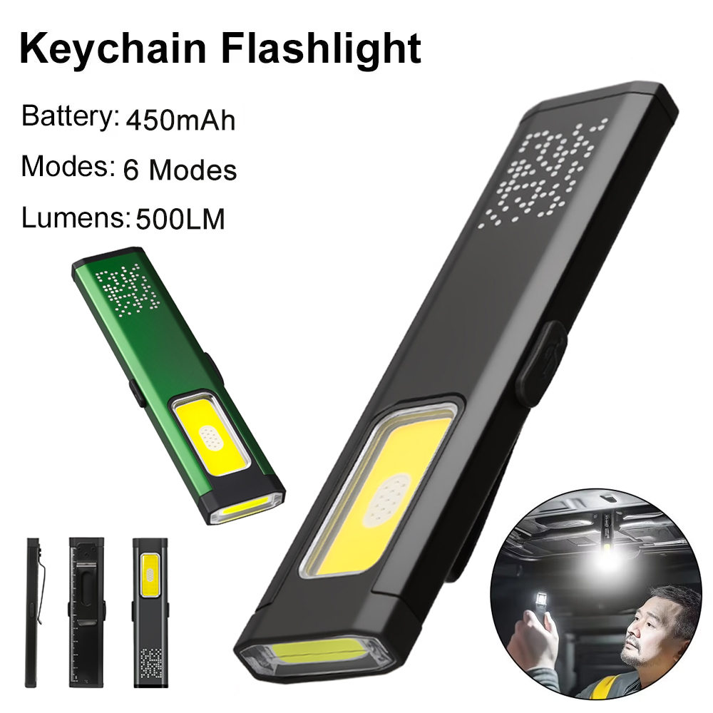 Outdoor Lighting Diy - Mini linterna LED recargable portátil, linterna