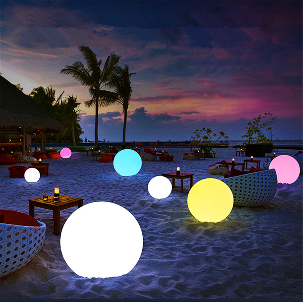 Outdoor Lighting Diy - Luz LED recargable con bola brillante
