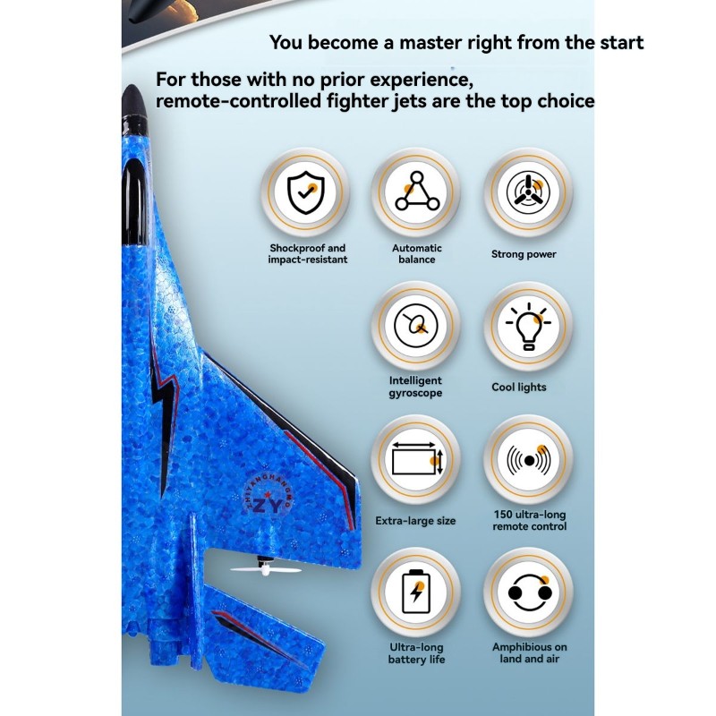 Outdoor Lighting Vendor - Planeador, Jet de combate de espuma,