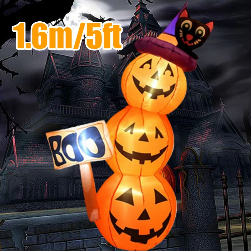Outdoor Lighting Diy - Modelo inflable de calabaza para Halloween,