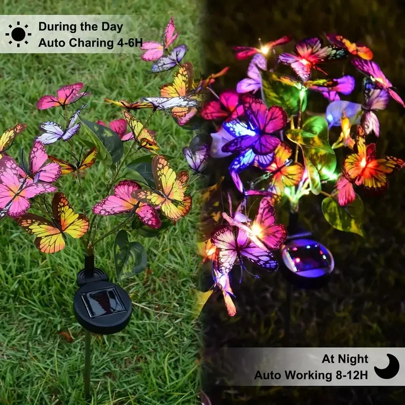 Luces LED solares de mariposa  - Outdoor Lighting Company reseña y precio