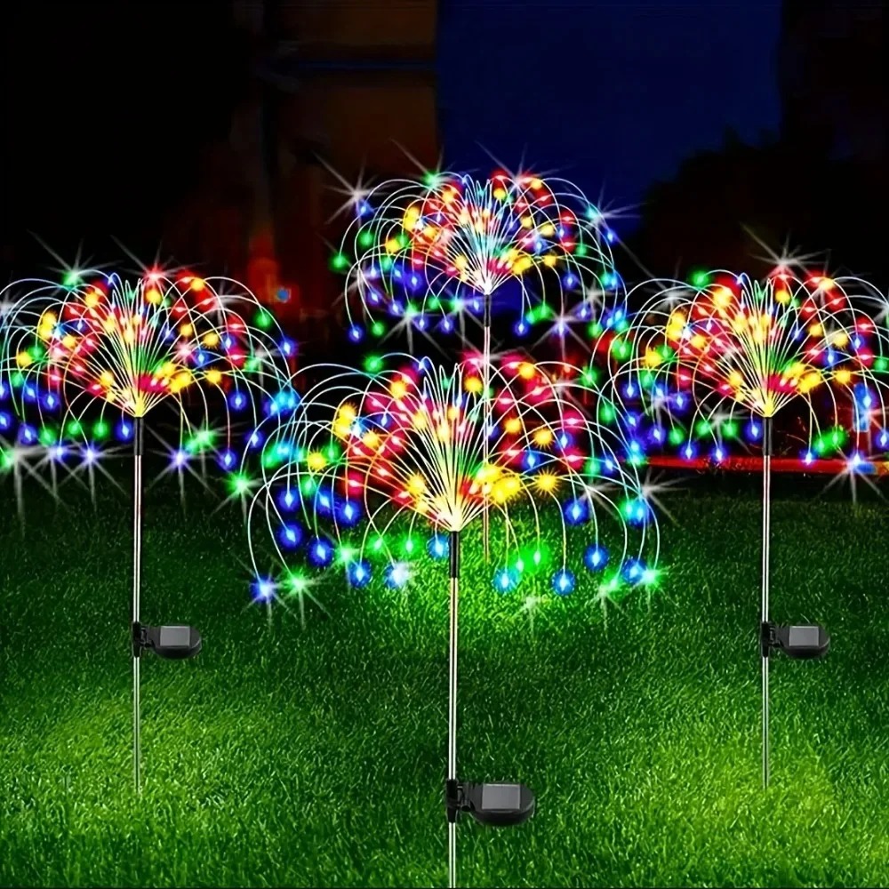Luces LED solares de fuegos ar - Outdoor Lighting Company reseña y precio