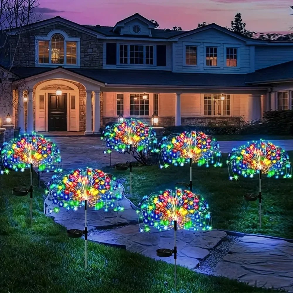 Luces LED solares de fuegos ar - Outdoor Lighting Company reseña y precio