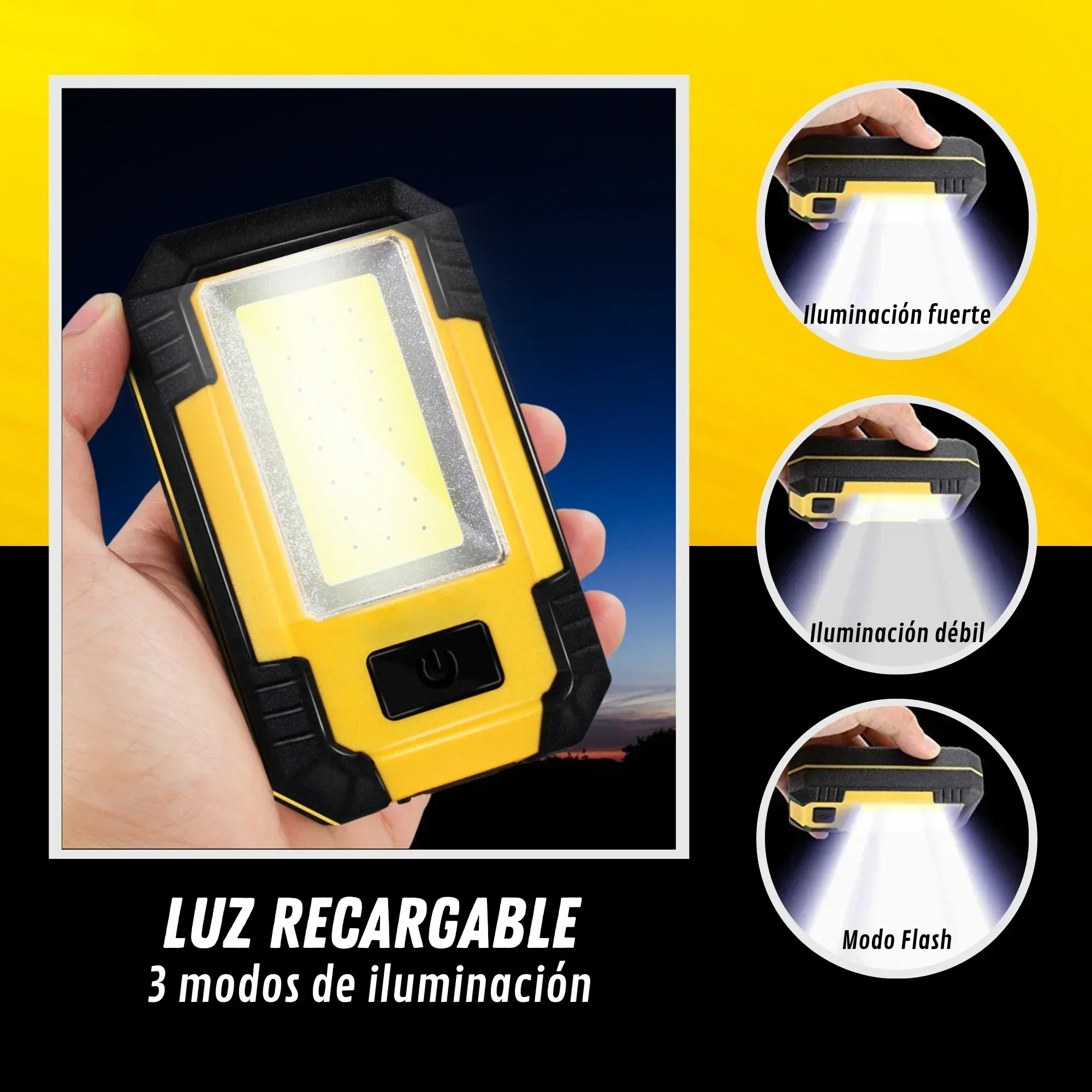 Linterna de Trabajo Recargable - Lighting Fixture Outdoor reseña y precio