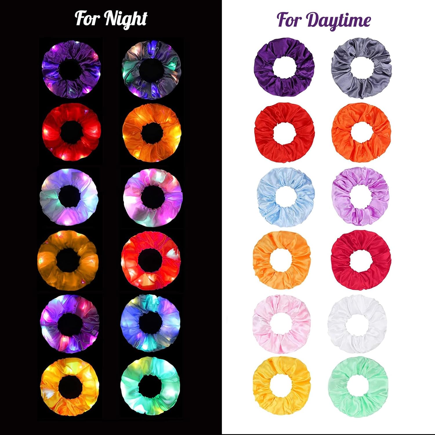 6 piezas de scrunchies LED, ba - Outdoor Lighting Effects reseña y precio