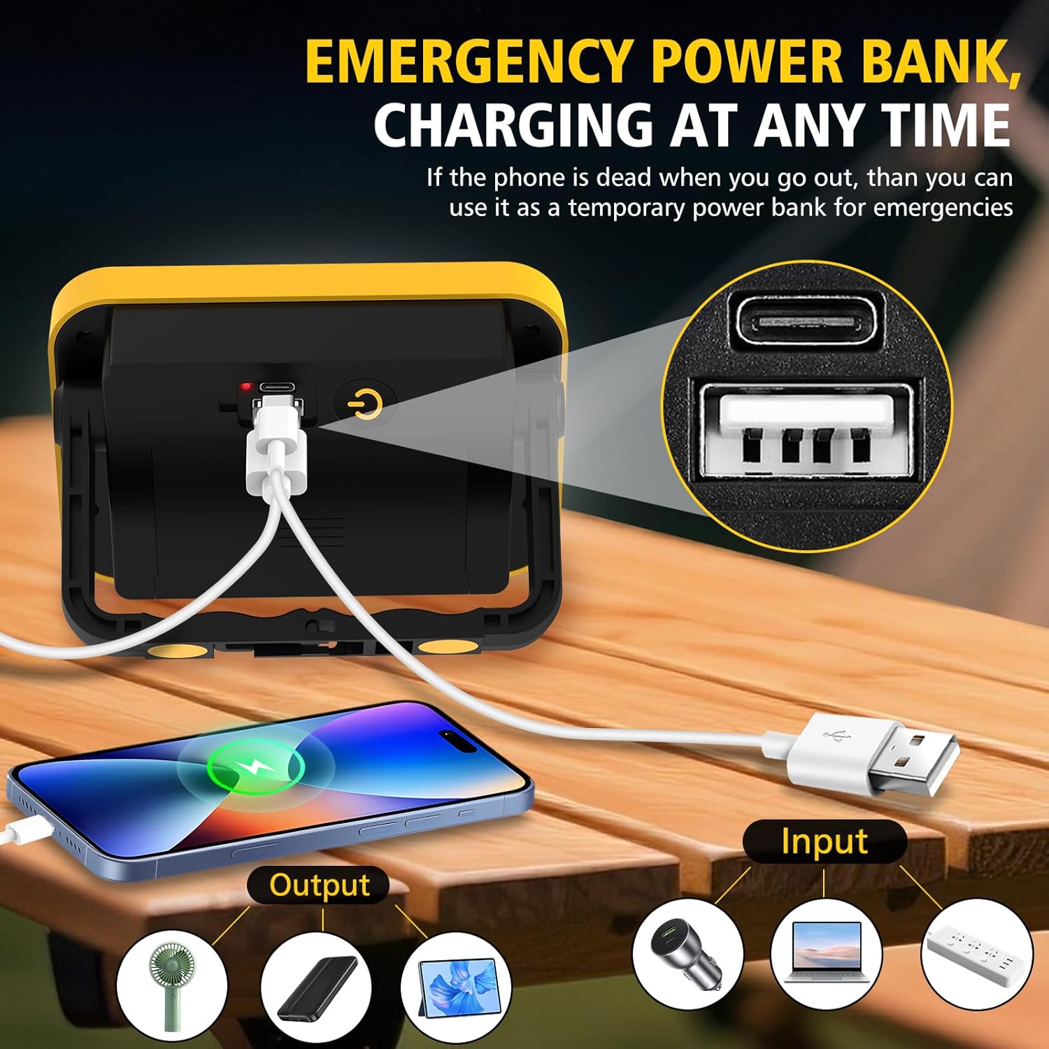 Luz LED de trabajo portátil pa - Outdoor Lighting Not Working reseña y precio