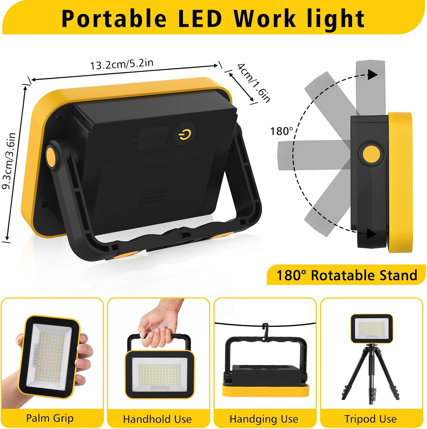 Luz LED de trabajo portátil pa - Outdoor Lighting Not Working reseña y precio