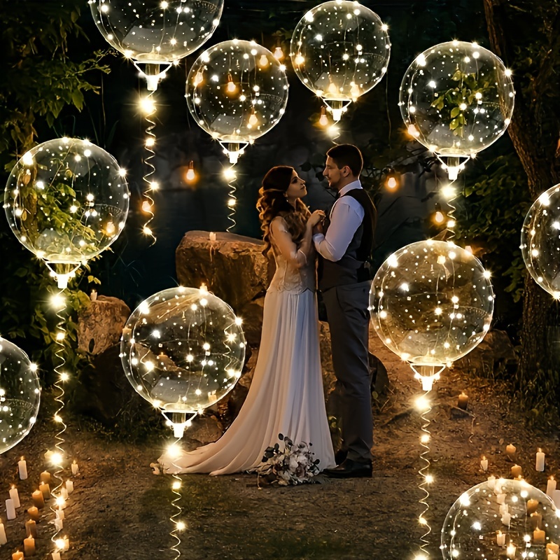 Juego de 20 globos Bobo con lu - Outdoor Lighting Effects reseña y precio