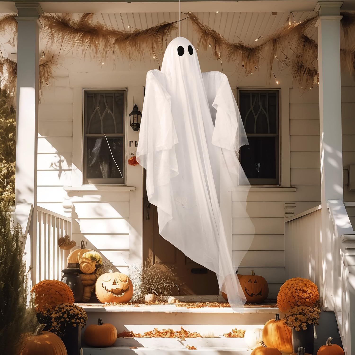 Fantasma colgante de Halloween - Outdoor Lighting Effects reseña y precio