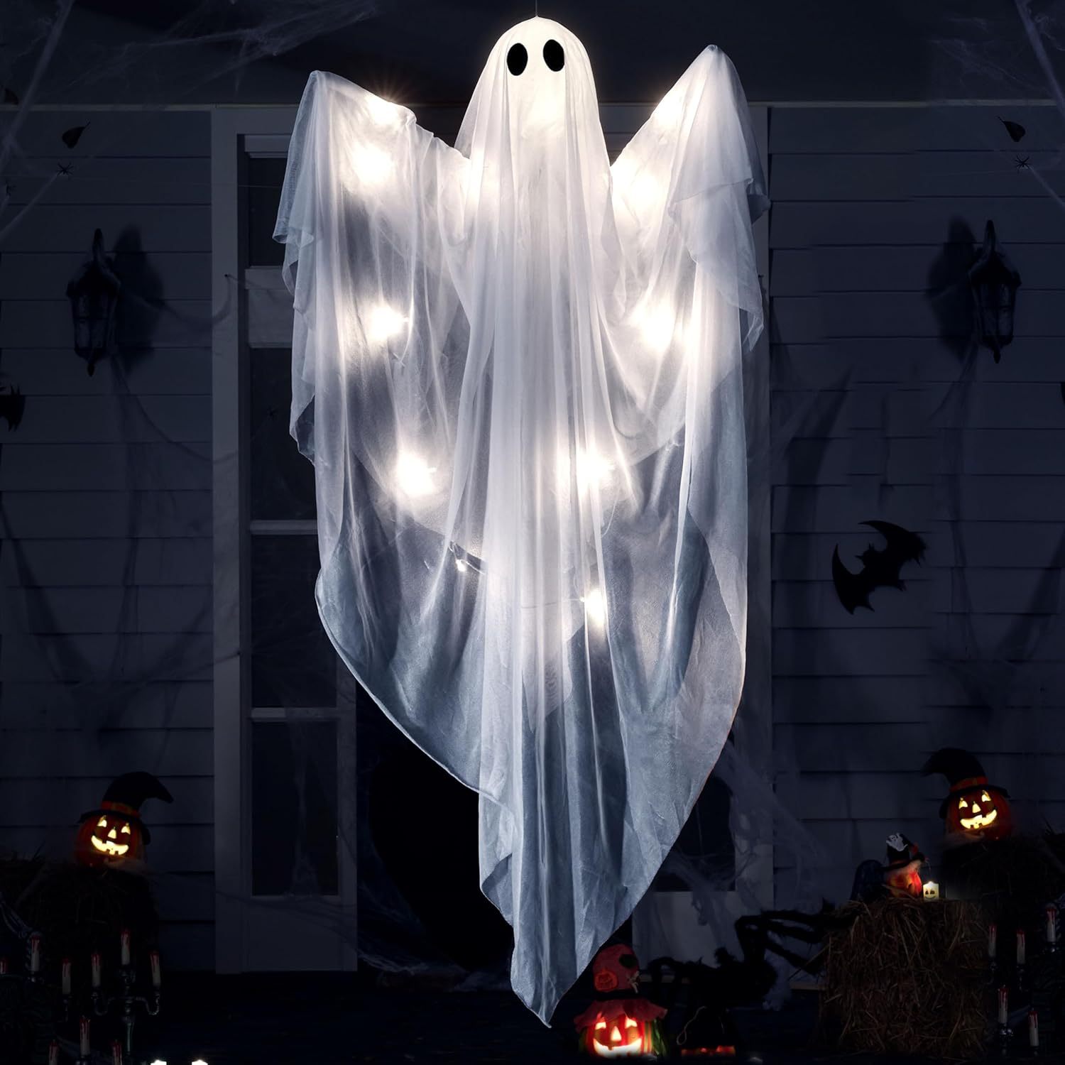 Fantasma colgante de Halloween - Outdoor Lighting Effects reseña y precio
