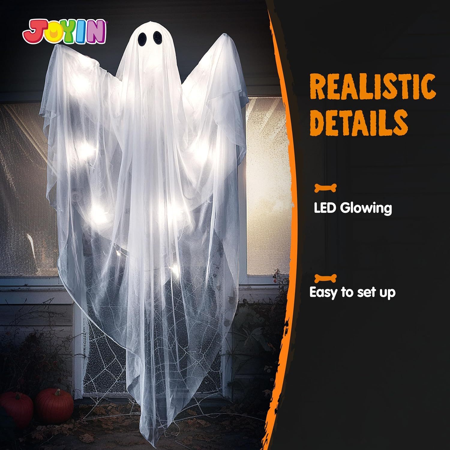 Fantasma colgante de Halloween - Outdoor Lighting Effects reseña y precio