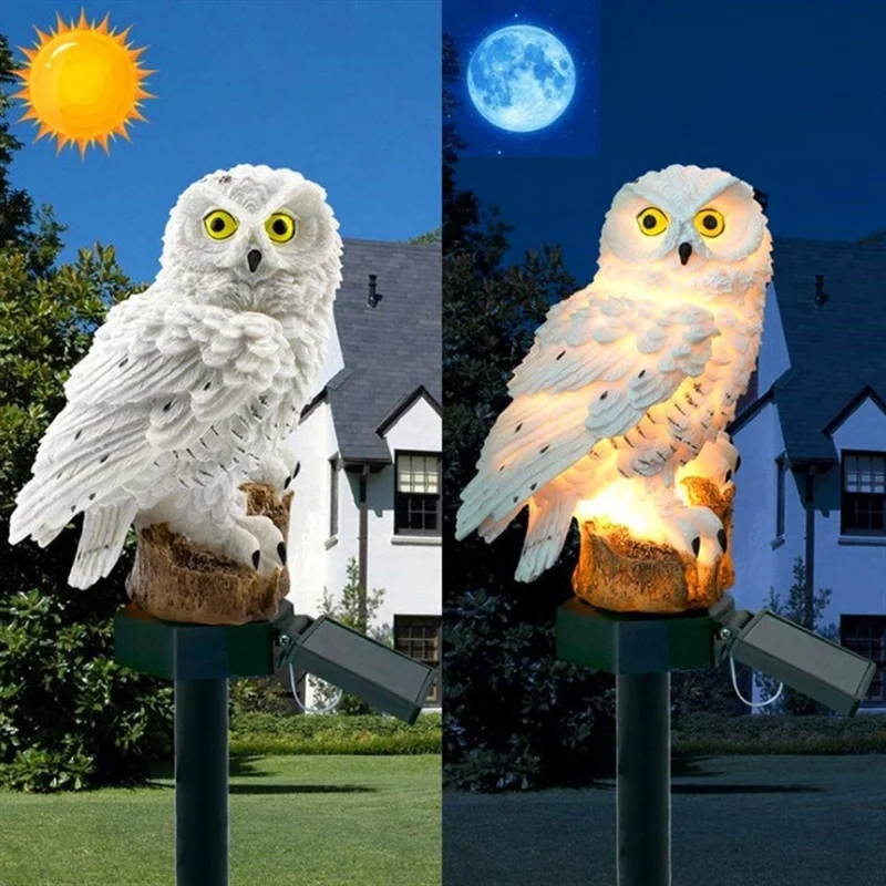 Lámpara Solar con Forma de Búh - Outdoor Lighting Company reseña y precio