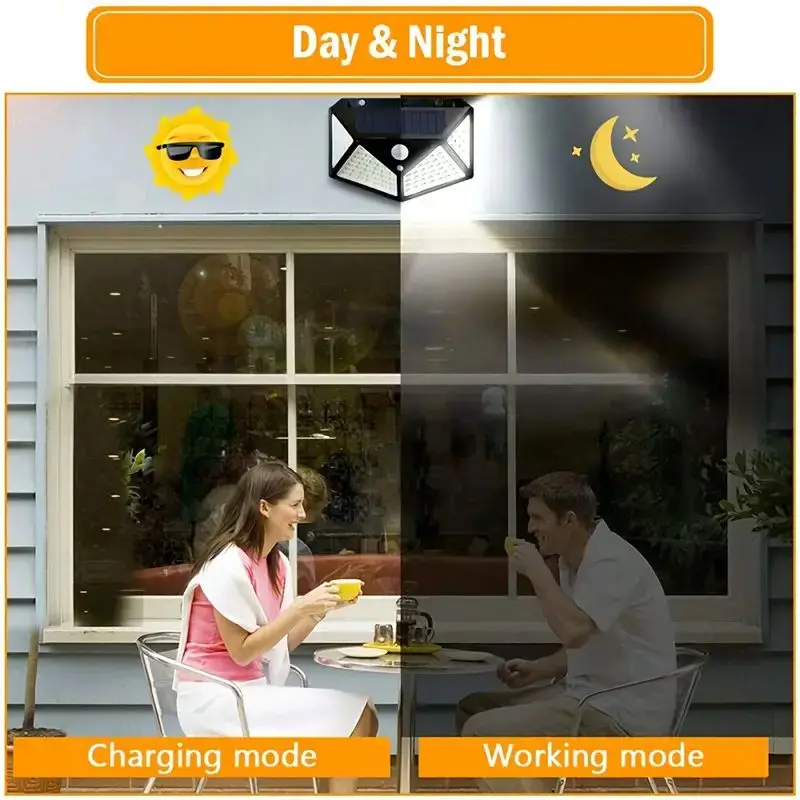 Lámpara Solar de Jardín de 100 - Lighting Fixture Outdoor reseña y precio