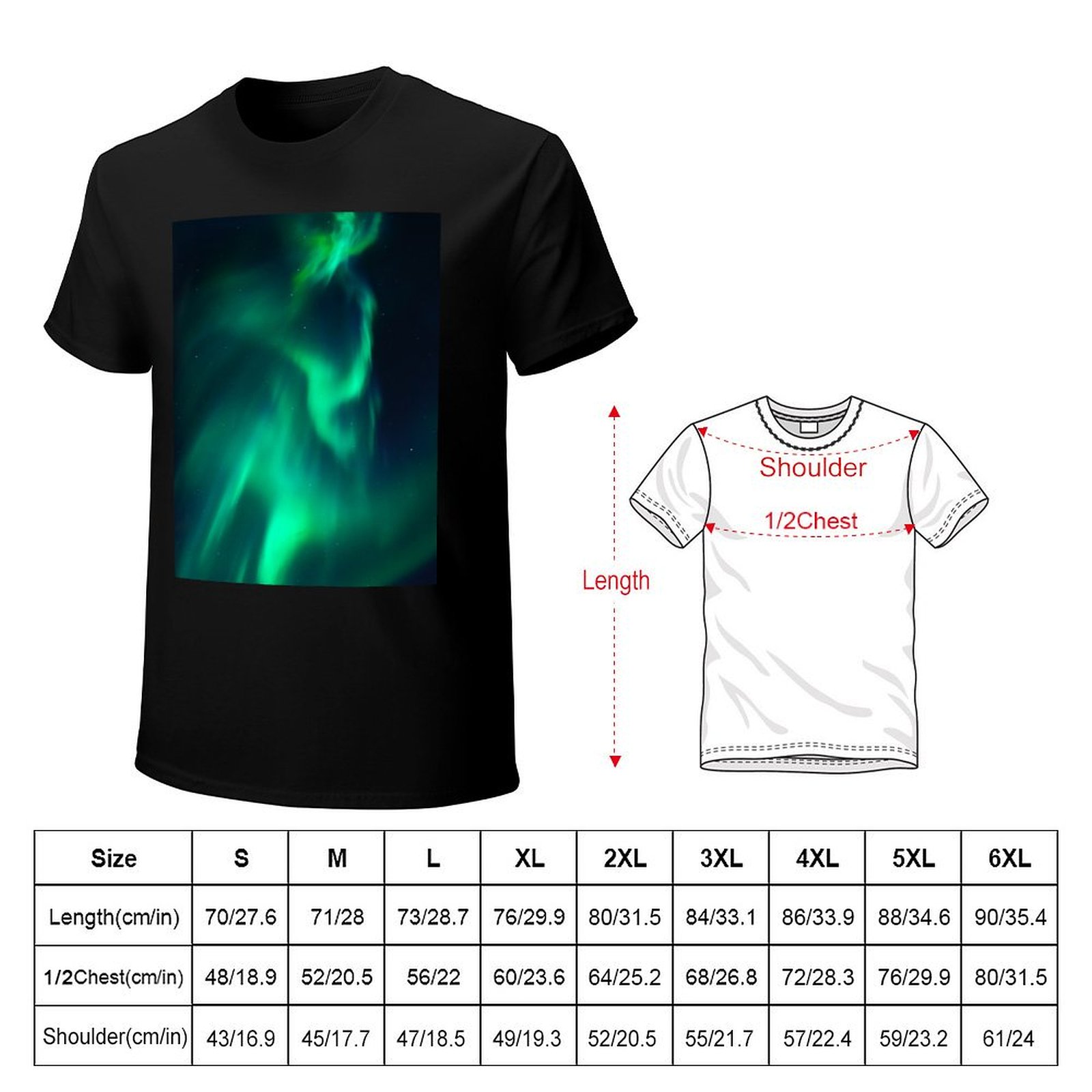 Camiseta Aurora Boreal, Camise - Outdoor Lighting Not Working reseña y precio