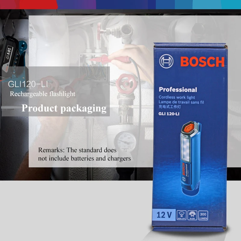 Lámpara recargable Bosch GLI 1 - Outdoor Lighting Diy reseña y precio